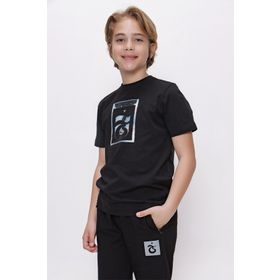 Trabzonspor Bisiklet Yaka Çerçeve Baskılı T-Shirt