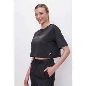 Trabzonspor Bisiklet Yaka Crop T-Shirt