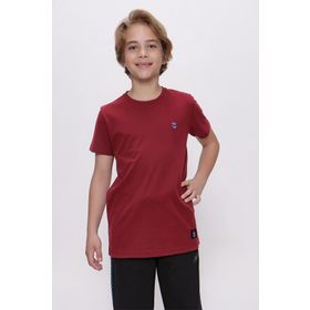Trabzonspor Bisiklet Yaka İç Logolu Beyaz T-Shirt
