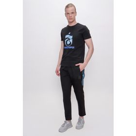 Trabzonspor Bisiklet Yaka Logo Baskılı T-Shirt