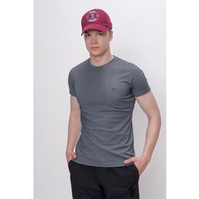 Trabzonspor Bisiklet Yaka Nakış İç Logolu T-Shirt