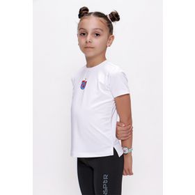 Trabzonspor Bisiklet Yaka Önü Baskılı T-Shirt