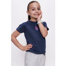Trabzonspor Bisiklet Yaka Önü Baskılı T-Shirt