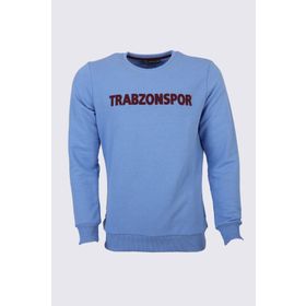 Trabzonspor Bisiklet Yaka Önü Yazılı Bordo Sweat