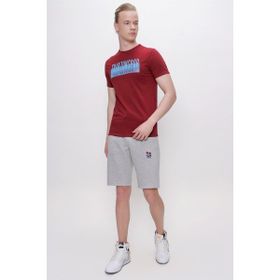 Trabzonspor Bisiklet Yaka Silikon Baskılı T-Shirt