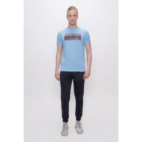Trabzonspor Bisiklet Yaka Silikon Baskılı T-Shirt