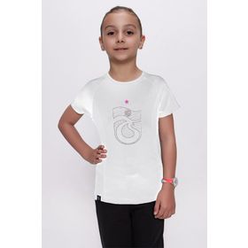 Trabzonspor Bisiklet Yaka Yan PArçalı Reglan Kol T-Shirt