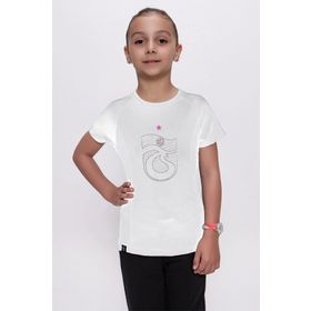 Trabzonspor Bisiklet Yaka Yan PArçalı Reglan Kol T-Shirt