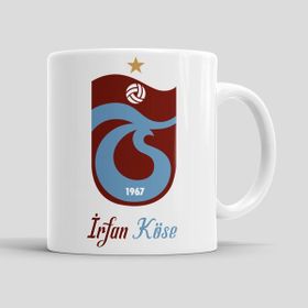 Trabzonspor Logolu-İsimli-Kişiye Özel Baskılı Kupa Bardak