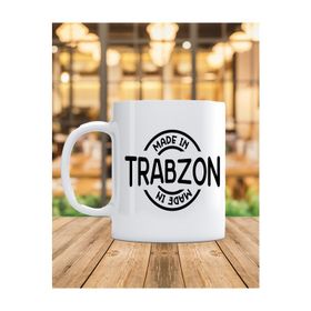 Trabzonspor Logolu-İsimli-Kişiye Özel Baskılı Kupa Bardak