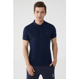 Trabzonspor Polo Yaka Basic Lacivert T-Shirt