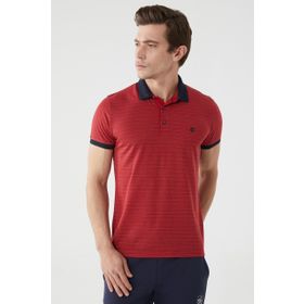 Trabzonspor Polo Yaka İç Logolu Pembe T-Shirt
