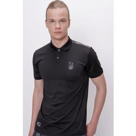 Trabzonspor Polo Yaka Logolu Beyaz T-Shirt