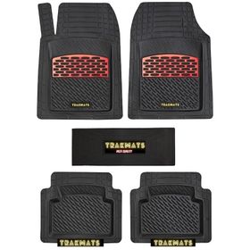 Trakmats Dacia Duster 2 WD 4x2 2015 Universal Lüks Kırmızı Oto Paspas