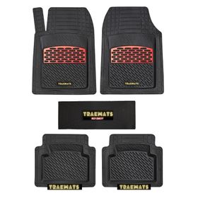 Trakmats Fiat Punto 2019 Lüks Kırmızı Universal Oto Paspas