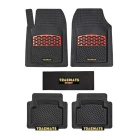 Trakmats Ford Fiesta HB 2011 Universal Lüks Kırmızı Oto Paspas
