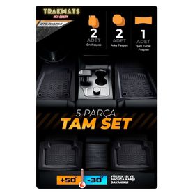 Trakmats Honda CRV 2023 Universal 4D Yeni Üretim Siyah ADK Oto Havuzlu Paspas