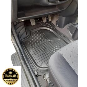 Trakmats Hyundai Tucson 2005 Kesilebilir Yeni Tasarım Ada UC Desenli Siyah Havuzlu Oto Paspas