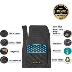 Trakmats Opel Astra J Sedan 2010 Universal Lüks Mavi Oto Paspas
