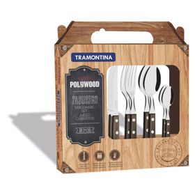 Tramontina 21199/905 24'lü Kutu Churrasco Çatal Kaşık Biftek-steak Bıçağı Seti