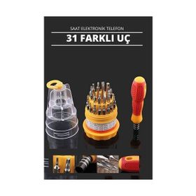 Transformacion 12+2 Adet FixIt 30 Uçlu Saat Elektronik Telefon Tamir Hassas Tornavida Seti