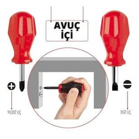 Transformacion 12+2 Adet High-Torque Avuçiçi Düz Yıldız Uçlu Tornavida Seti