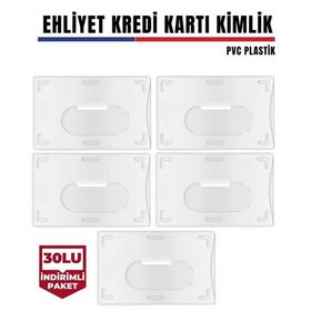 Transformacion 427980 5'li Paket Ehliyet ve Kimlik Kart Koruyucu