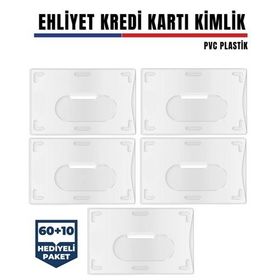 Transformacion 427980 5'li Paket Ehliyet ve Kimlik Kart Koruyucu