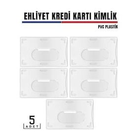 Transformacion 427980 5'li Paket Ehliyet ve Kimlik Kart Koruyucu