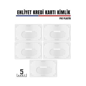 Transformacion 427980 5'li Paket Ehliyet ve Kimlik Kart Koruyucu
