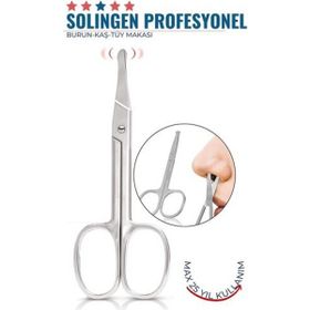 Transformacion 6 Adet Solingen Profesyonel Burun Kaş Makası