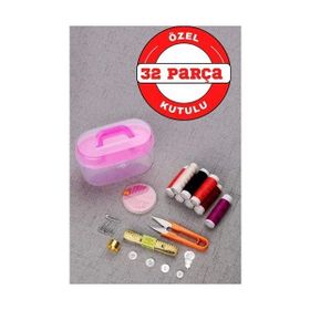 Transformacion 715495 32 Parça Kutulu Seyahat Dikiş İğne İplik Seti