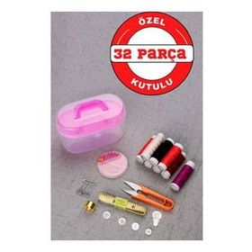 Transformacion 715495 32 Parça Kutulu Seyahat Dikiş İğne İplik Seti