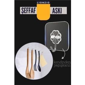 Transformacion 715702 Lionzio Design Şeffaf Yapışkanlı Askı