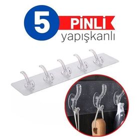 Transformacion 716049 5 Pinli Xenoty Design Yapışkanlı Askı