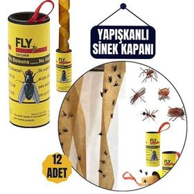 Transformacion 716516 12 Adet 74 cm Yapışkanlı Sinek Kapanı