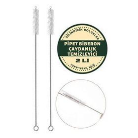 Transformacion 718031 2 Adet Pipet Emzik Çaydanlık Temizleyici Fırça