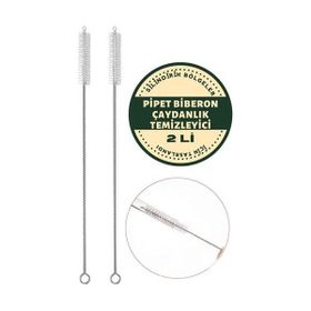 Transformacion 718031 2 Adet Pipet Emzik Çaydanlık Temizleyici Fırça