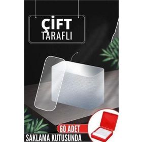 Transformacion 718256 60 Adet Sonsuz Alanda Kullanım Pvc Nano Çift Taraflı Yapıştırıcı