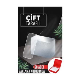 Transformacion 718256 60 Adet Sonsuz Alanda Kullanım Pvc Nano Çift Taraflı Yapıştırıcı