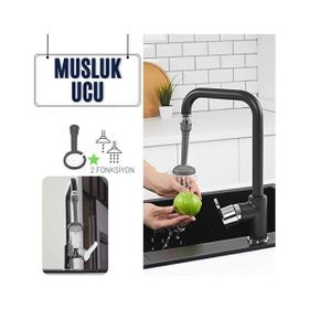 Transformacion 718318 12+2 Adet Silikon 2 Fonksiyonlu Orografie Design Musluk Ucu