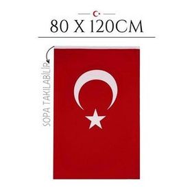 Transformacion 718380 12+2 Adet Kumaş 80x120 cm Türk Bayrağı