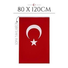Transformacion 718380 12+2 Adet Kumaş 80x120 cm Türk Bayrağı