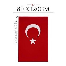 Transformacion 718380 12+2 Adet Kumaş 80x120 cm Türk Bayrağı