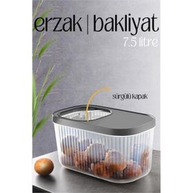 Transformacion 718467 MultiBox Sürgülü Kapak 7.5 lt Erzak Bakliyat Kutusu