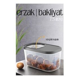 Transformacion 718467 MultiBox Sürgülü Kapak 7.5 lt Erzak Bakliyat Kutusu