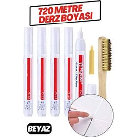 Transformacion 718601 6'lı 720 m Beyaz Derz Arası Boyama Rötuş Kalemi