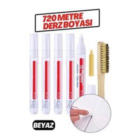 Transformacion 718601 6'lı 720 m Beyaz Derz Arası Boyama Rötuş Kalemi
