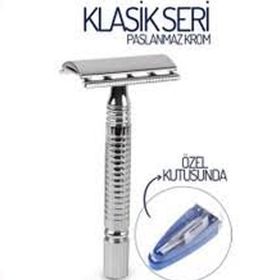 Transformacion 718636 12+2 Adet Klasik Üstten Açmalı Paslanmaz Krom Tıraş Makinesi