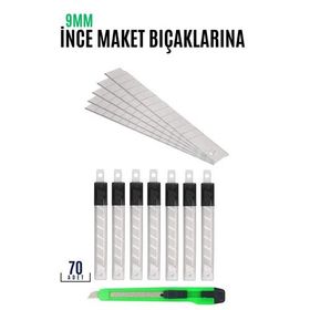 Transformacion 718656 70 Adet 9 mm Küçük Boy İçin Maket Bıçak Yedeği